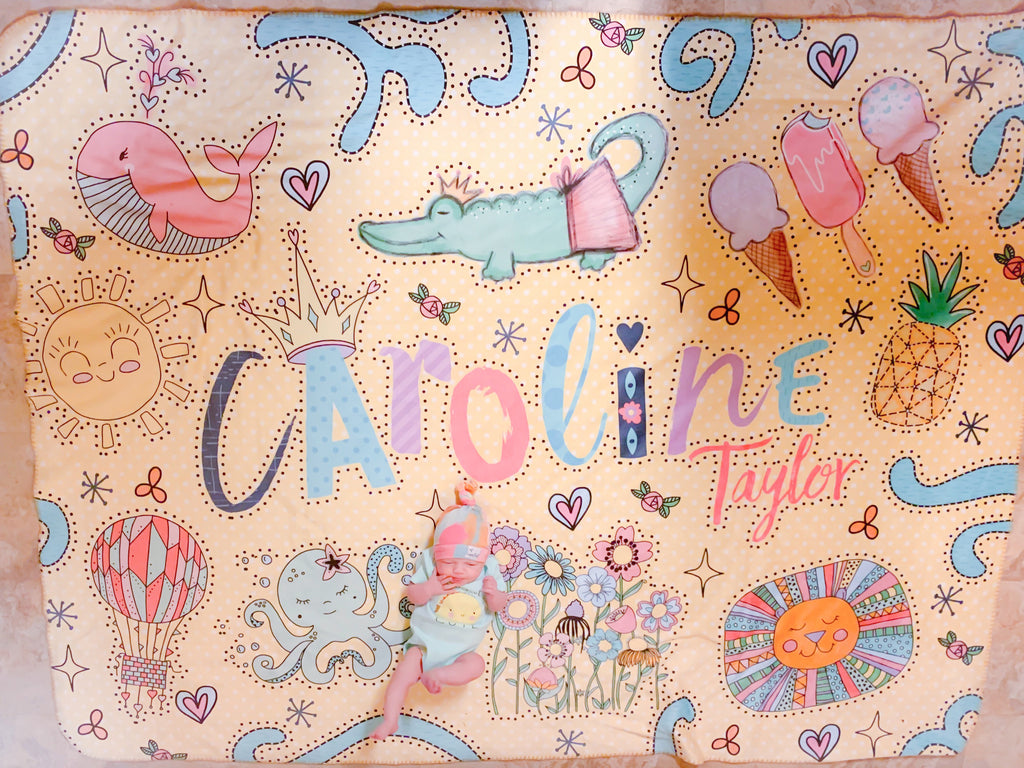 Custom Name Art - Girls