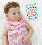 Name Art Milestone Cards - digital file