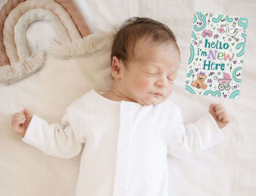 Name Art Milestone Cards - digital file