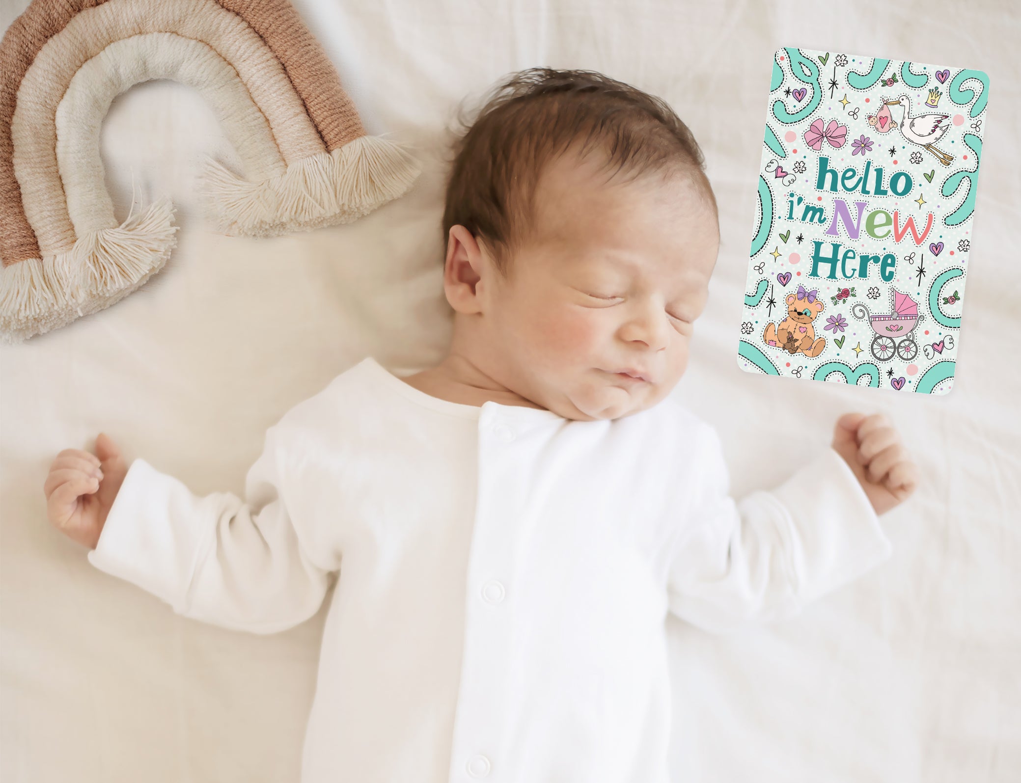 Name Art Milestone Cards - digital file