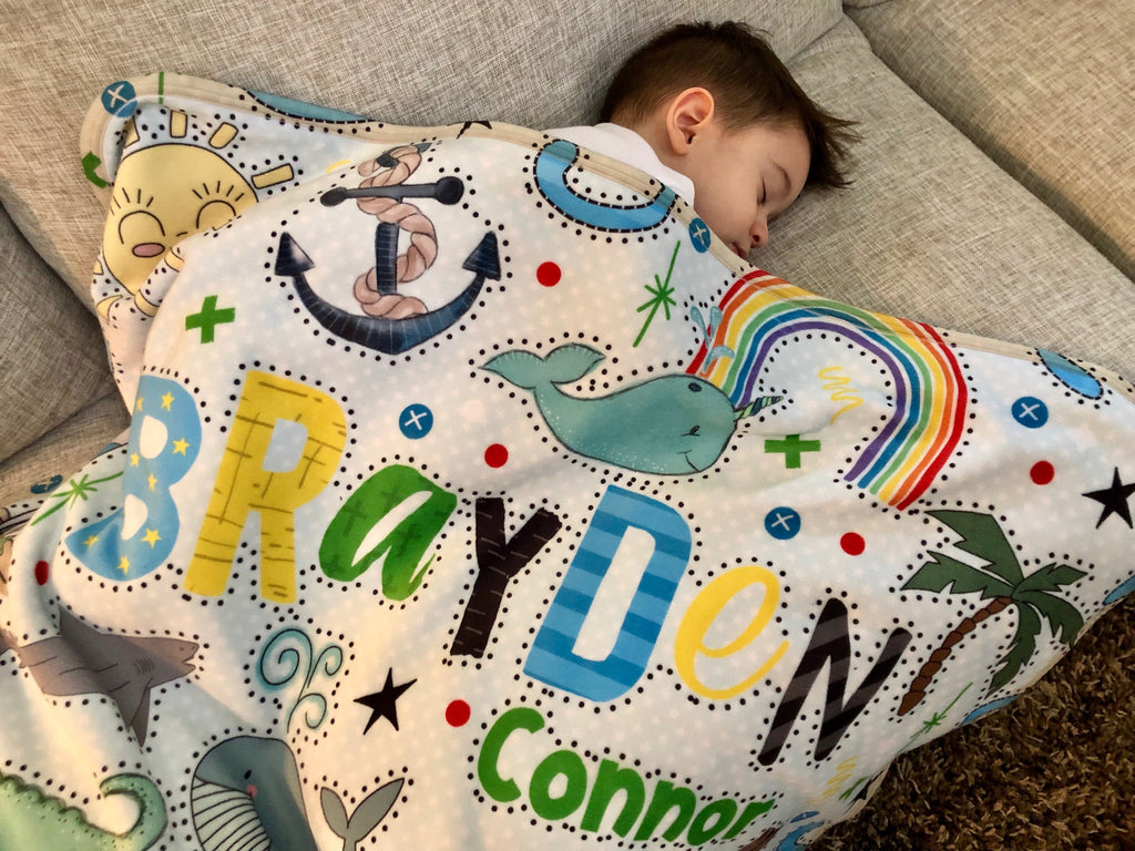 Custom Name Art - Boys
