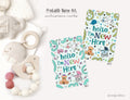 Name Art Milestone Cards - digital file