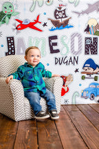 Custom Name Art - Boys