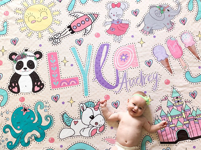 Custom Name Art - Girls