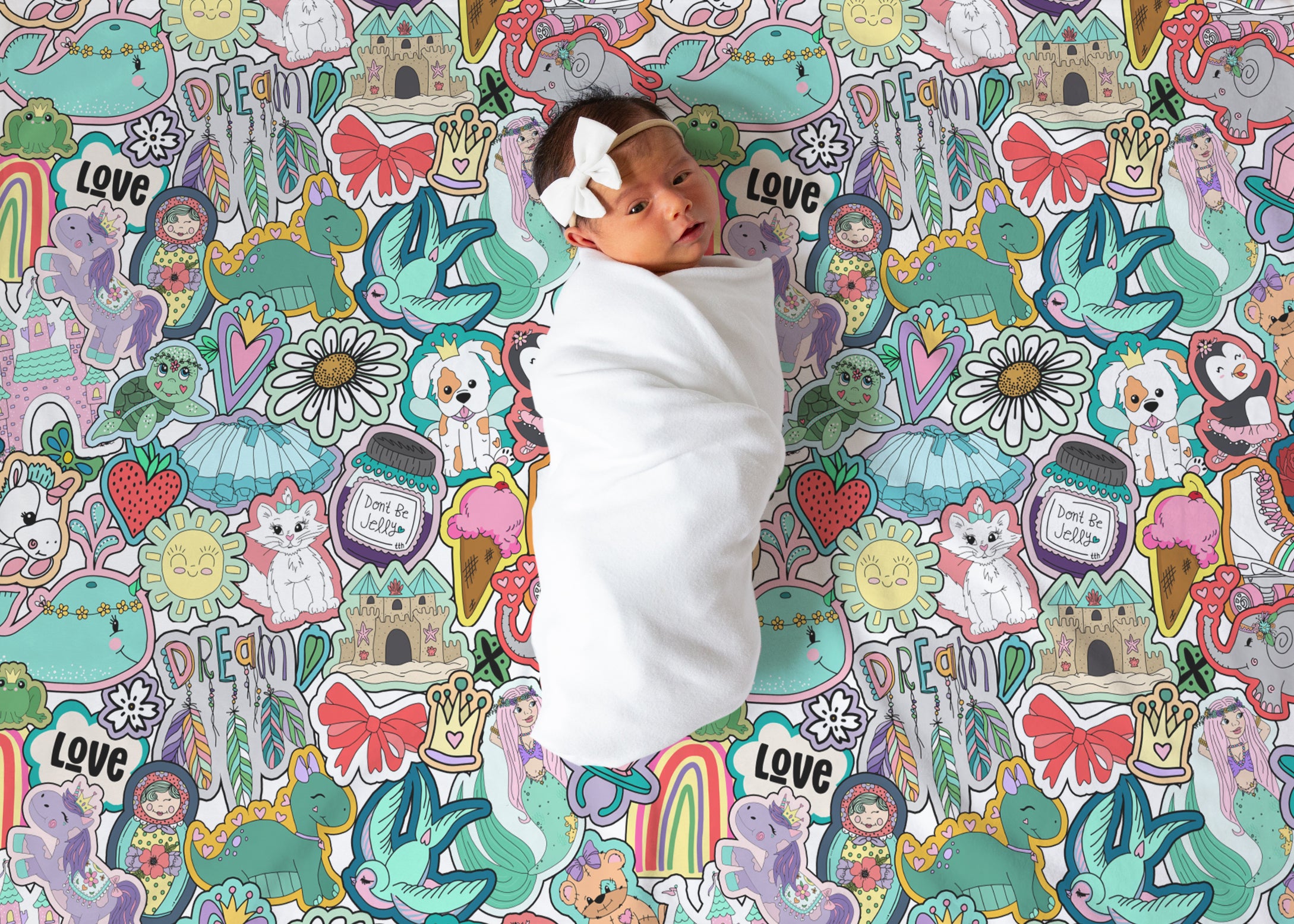 Sticker Book Girls - Sherpa blanket