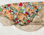 Sticker Book Patchwork Bear - Sherpa blanket