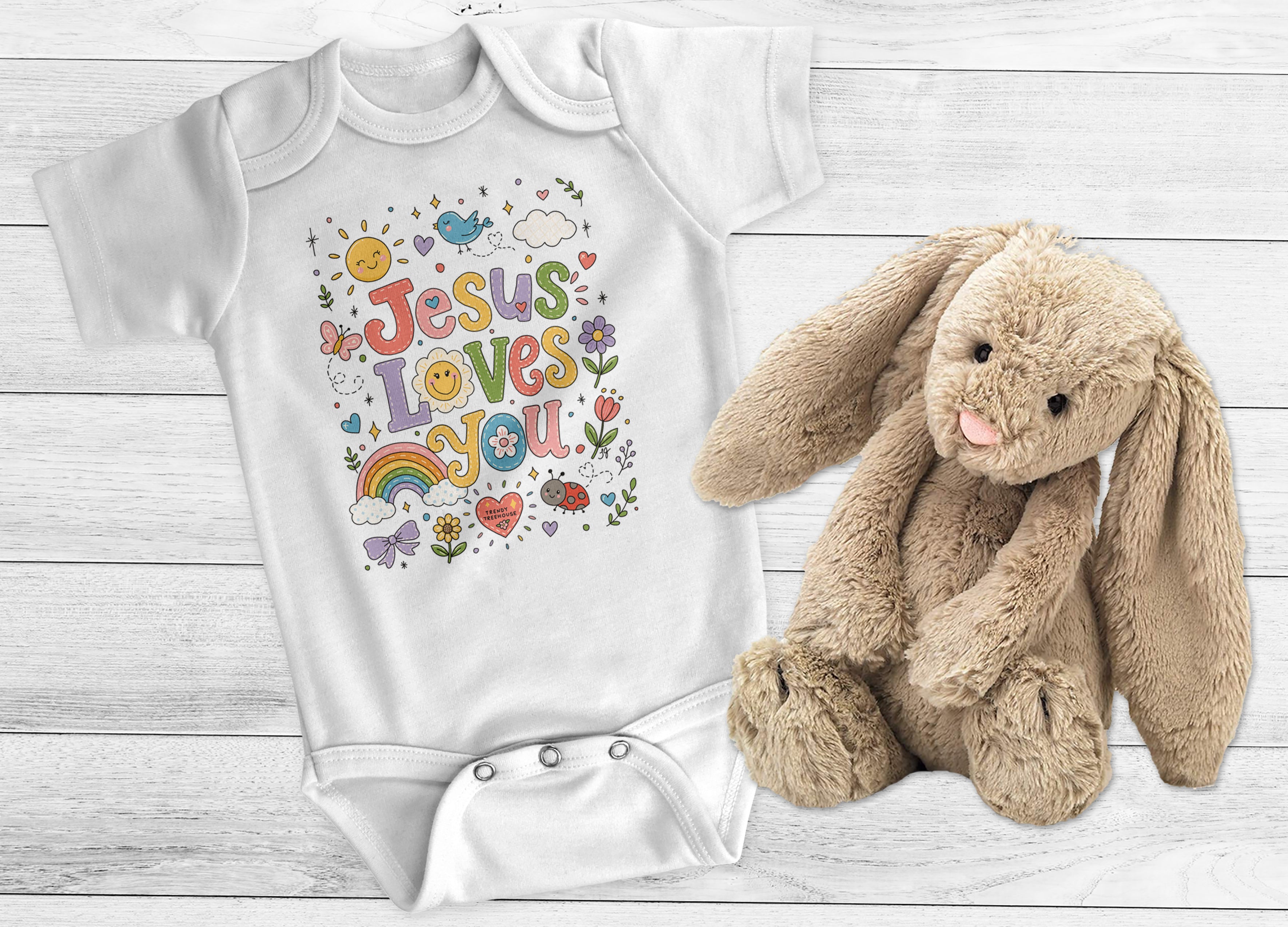 Jesus Loves You - Onesie/Tees