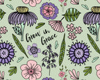 Grow in Grace - Sherpa blanket