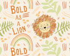 Bold as a Lion - Sherpa blanket