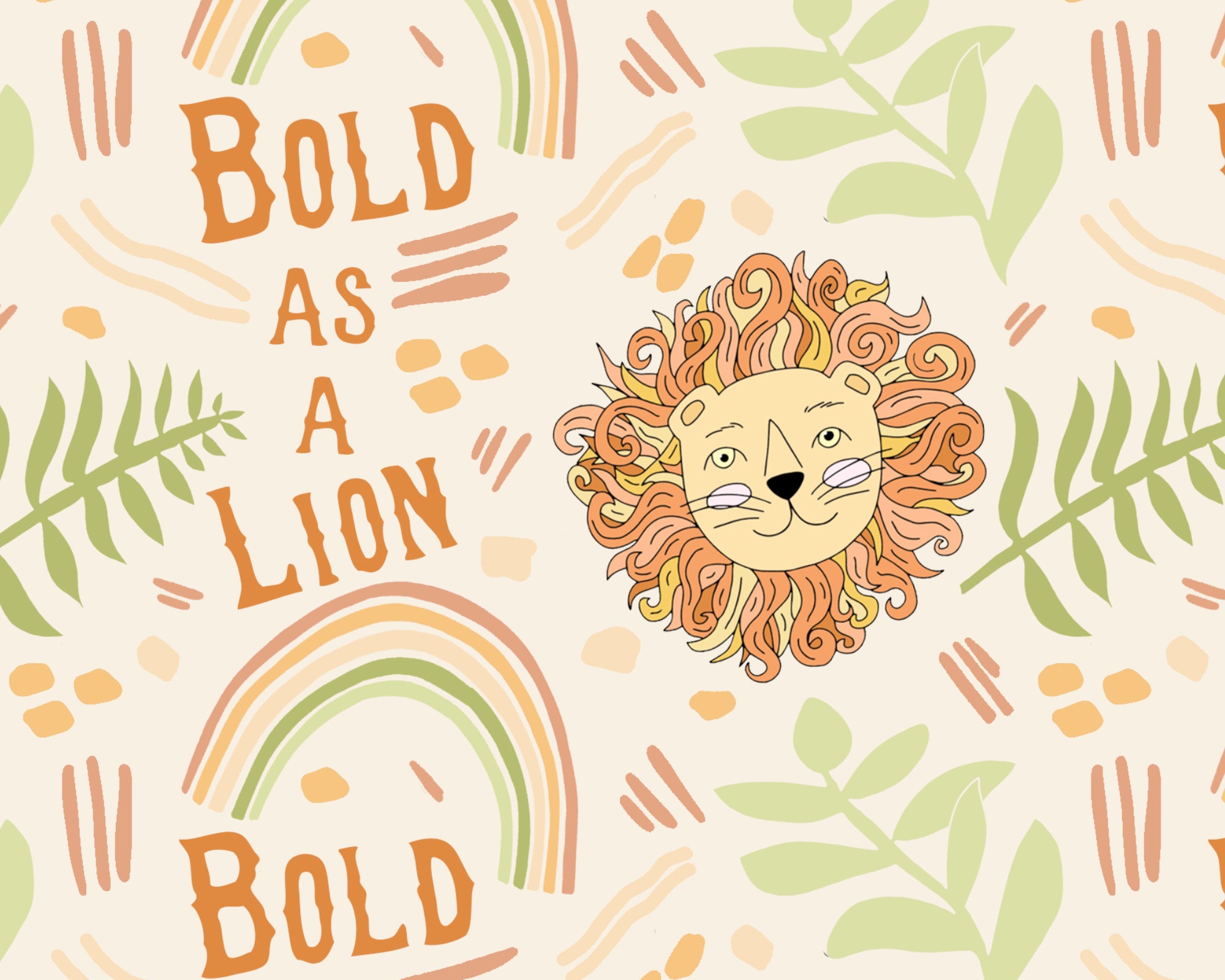 Bold as a Lion - Sherpa blanket