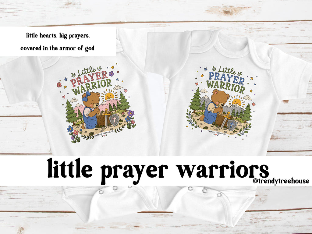 Little Prayer Warrior - Onesie/Tees