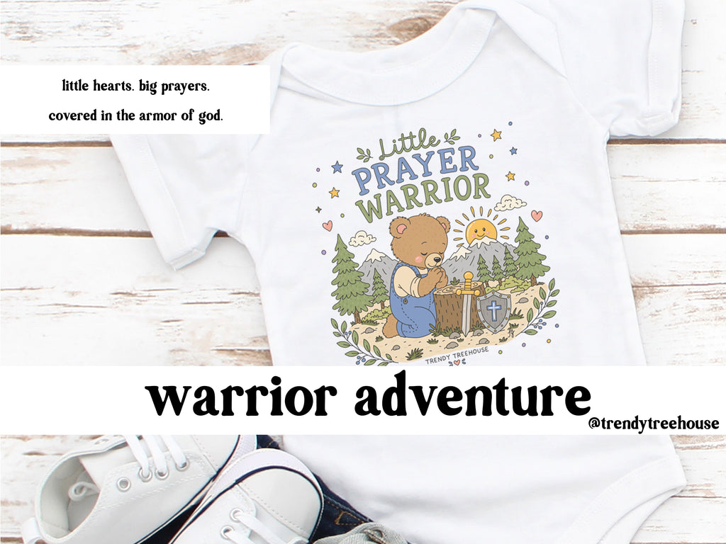 Little Prayer Warrior - Onesie/Tees