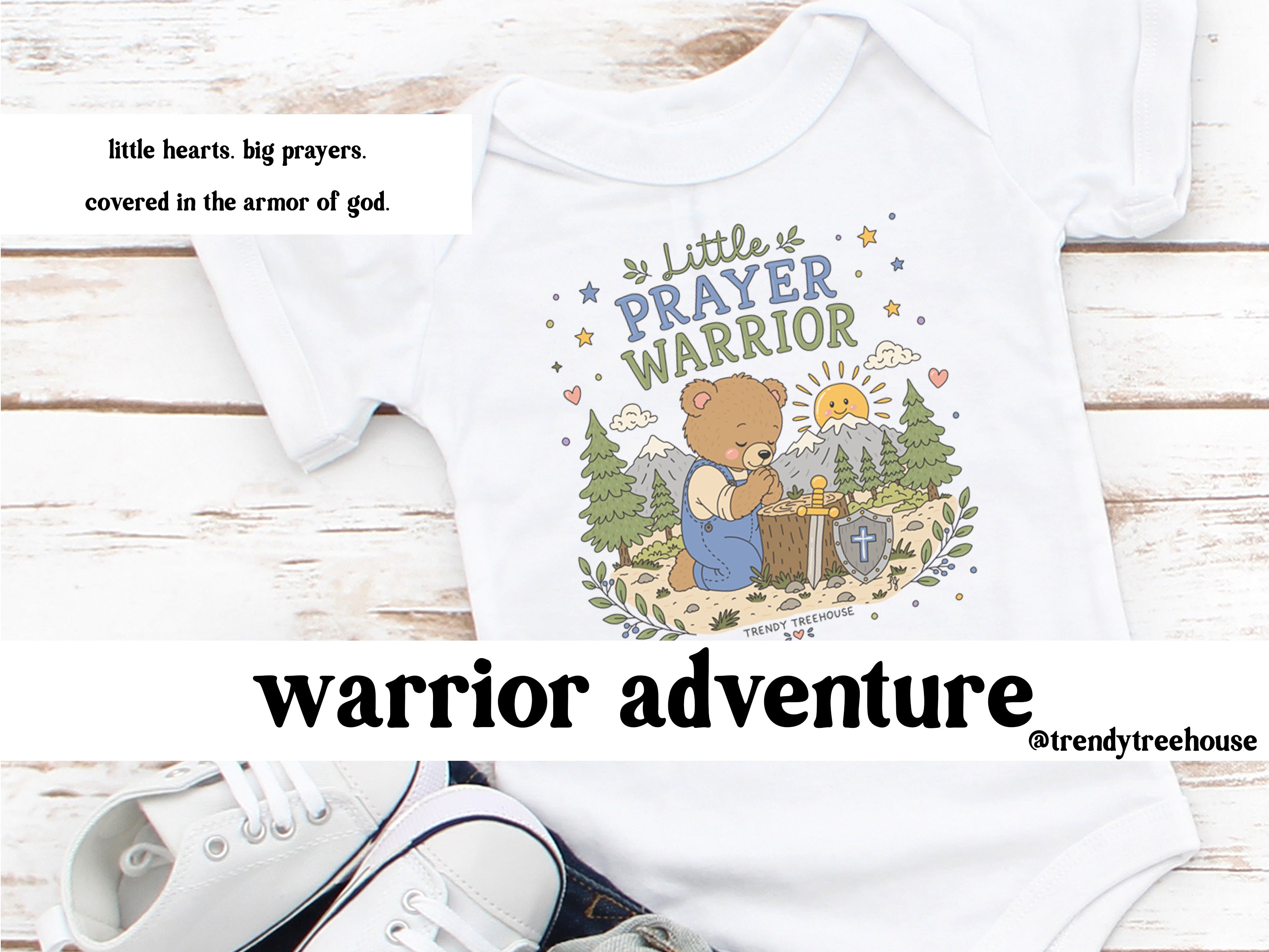 Little Prayer Warrior - Onesie/Tees