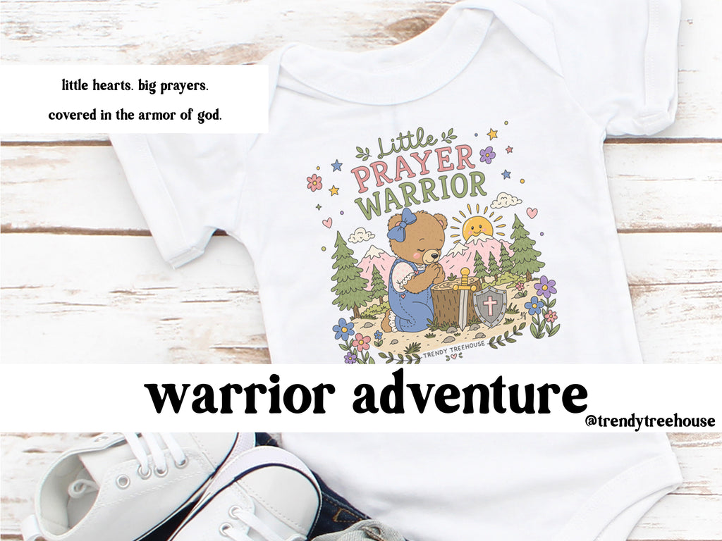 Little Prayer Warrior - Onesie/Tees