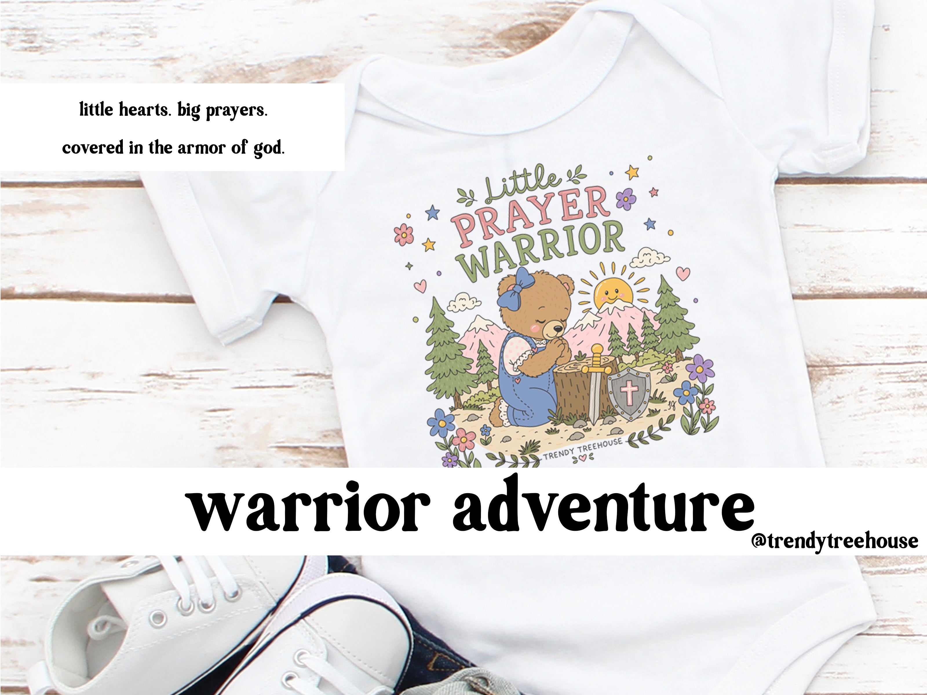 Little Prayer Warrior - Onesie/Tees