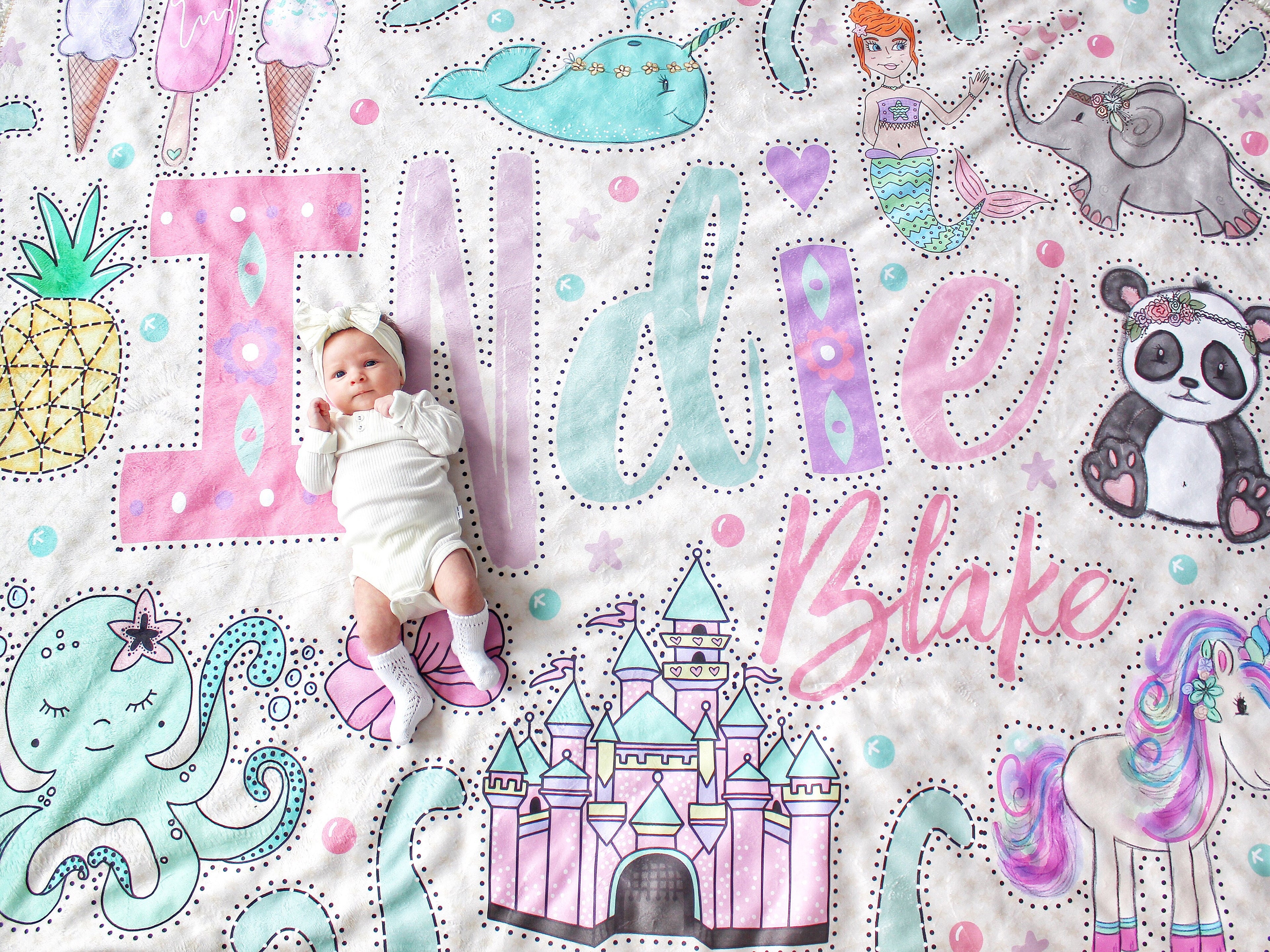 Custom Name Art - Girls