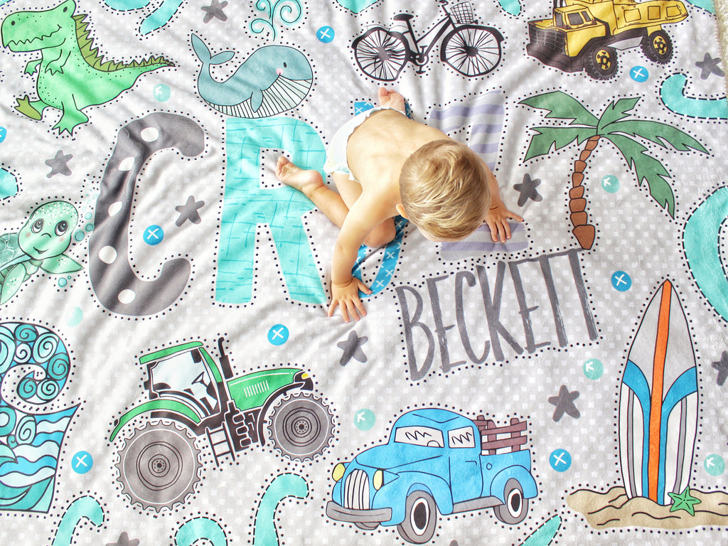 Custom Name Art - Boys