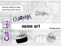 Name Art - digital file