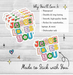 Jesus Loves You - Stickers and Magnets