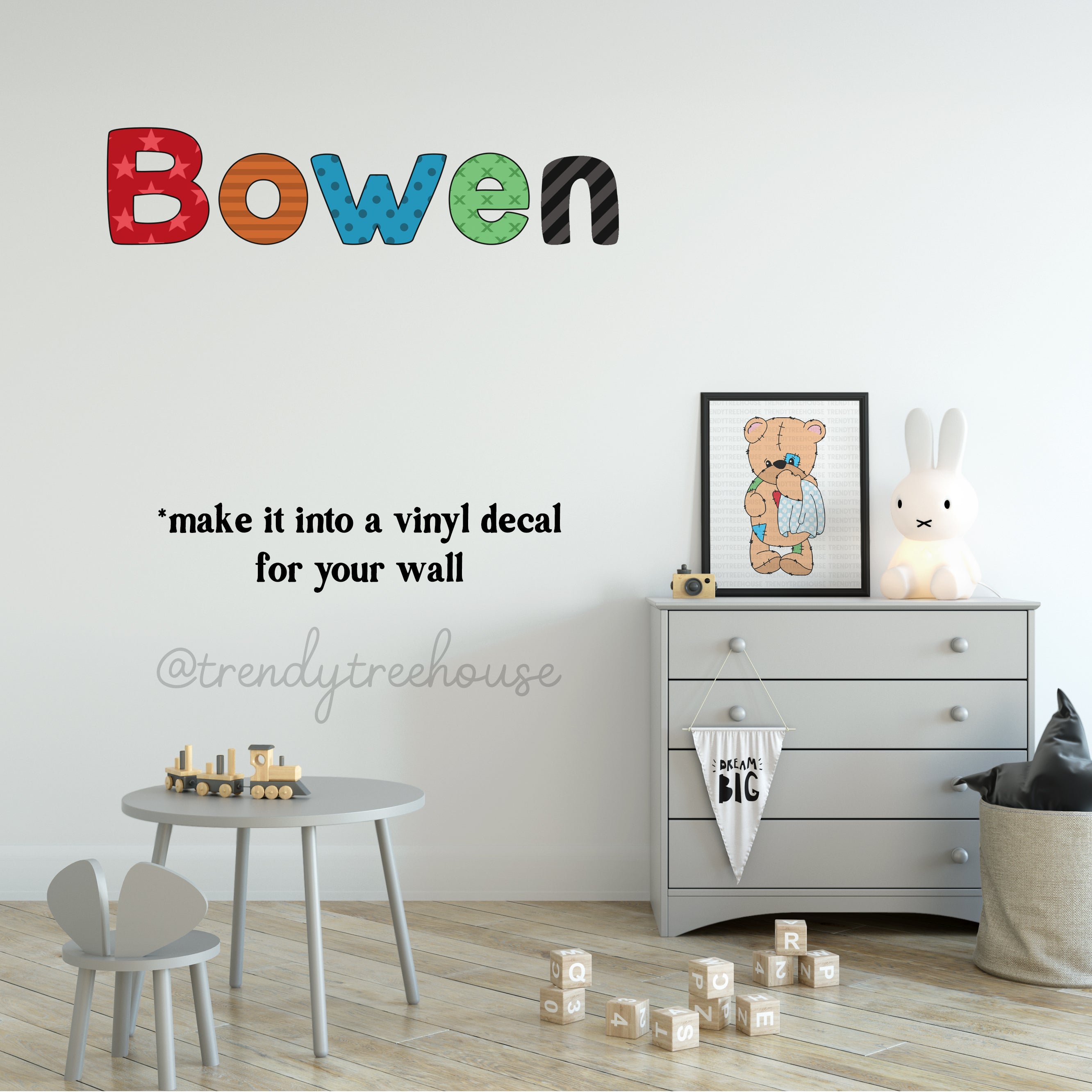 Name Art - digital file