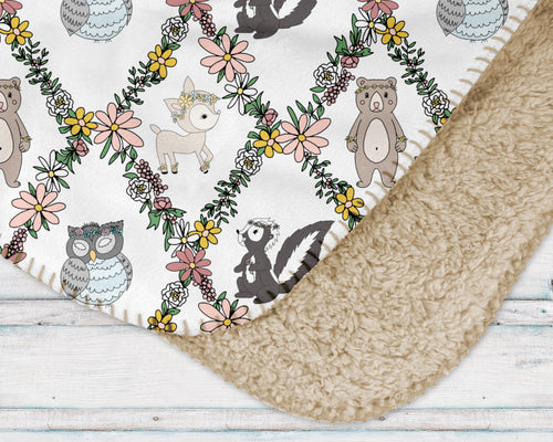 Floral Forest - seamless pattern - digital file