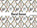 Floral Forest - seamless pattern - digital file